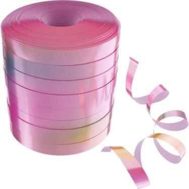 Imagem de Fitilho 5MM X 20M Nacarado Rosa Bebê - Pacote com 10 Unidades - Emfest