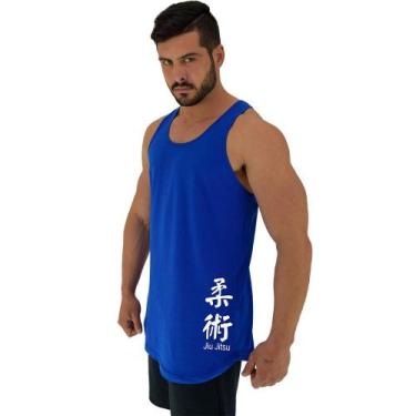 Imagem de Regata Longline Estampa Lateral Masculina MXD Conceito Jiu Jitsu, Masc