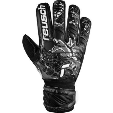 Imagem de Luva de Goleiro Reusch Attrakt Solid - Preta, 10, Preto