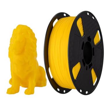 Imagem de CC3D PLA Max PLA+ Filamento PLA amarelo 1,75 mm 1KG Filamento de impressora 3D FDM Material de impressão 3D PLA Pro PLA Plus Filamento (amarelo máximo)