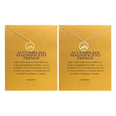 Imagem de Hundred River Colar de trevo da amizade unicórnio com elefante da sorte com cartão de mensagem (2 e 3 unidades)