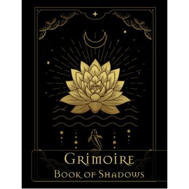 Imagem de Grimoire unlined with blank Pages Book of Shadows unlined with blank Pages: Grimoire: Rituals Notebook - Unlined Notebook - Plain Notebook - Magic ... - Sketchbook - 120 pages - 8.5x11 inches