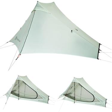 Imagem de Featherstone Backbone Tenda ultraleve para 1 pessoa para mochilão, acampamento, caminhadas - barraca de caminhada para mochila - impermeável, parede única, abrigo durável - compacta, leve e fácil de