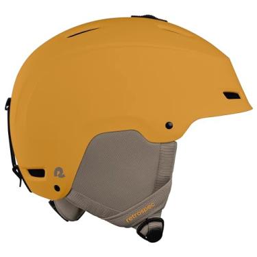 Imagem de Retrospec Zephyr Capacete de inverno para adultos de esqui e snowboard – mostrador ajustável com 9 aberturas – revestimento ABS e espuma EPS para esportes na neve – Protetores de ouvido removíveis