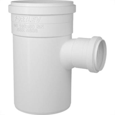 Imagem de Tee Esgoto Fortlev 75 X 50 Branco - Kit C/10 Unidades - Marca não Defi