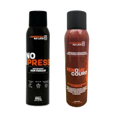 Imagem de Kit RenovaCouro e NoPress, Limpador para Couro e Desamassador de Roupas