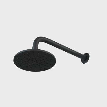 Imagem de Chuveiro Redondo Luxo Banho Revigorante e Confortável. Preto