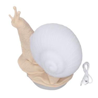Imagem de Snail Night Light, Touch Switch Com 24 Cores Alterando 2 Modos Luz de Iluminação Ambiental Fofa Luz Noturna para o Escritório Em Casa, Berçário, Quarto Infantil