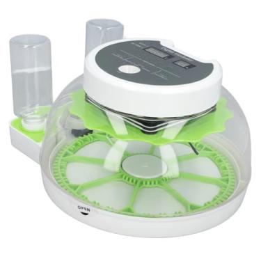 Imagem de Hatcher de Aves, Concha Transparente 110 a 240V 360 ° Incubadora de Ovo Fluxo Ar Com Ovo Crega para Pato (Plugue nos EUA)