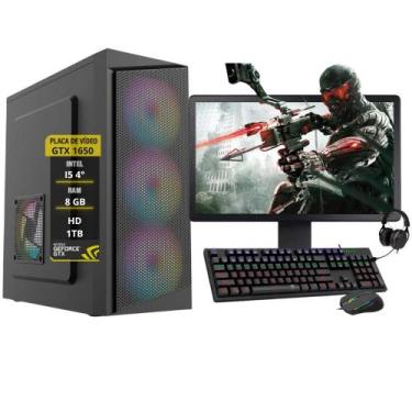 Imagem de Pc Gamer Completo Intel i5 4º Ger GTX 1650 8GB Hd 1TB - AMORIM SHOP