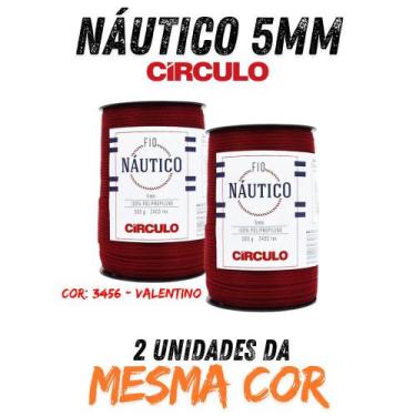Imagem de FIO NÁUTICO 5MM circulo 500g KIT C 02 UN, 3456 - VALENTINO