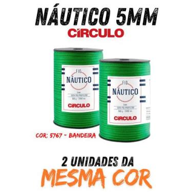 Imagem de FIO NÁUTICO 5MM circulo 500g KIT C 02 UN, 5767 - BANDEIRA