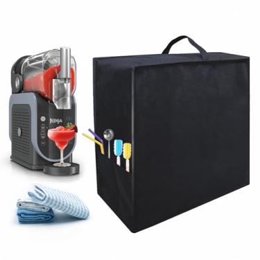 Imagem de Capa Slushie para máquina de fazer bebidas Ninja Frozen Professional Dust Cover para FS301C/FS301 Nylon Home Smoothie Machine Capa à prova d'água compatível com acessórios Ninja Slushie