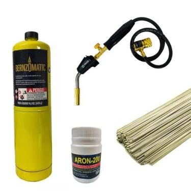 Imagem de Maçarico Portátil Automatico com mangueira mais Bernzomatic mais 12 Fo