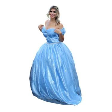 Imagem de Vestido de Princesa Para Debutante 15 Anos - Moda Sunset, M-42, Azul