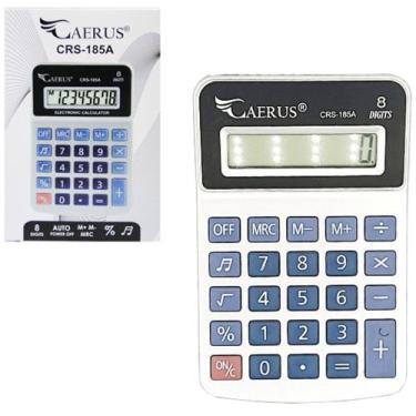 Imagem de Calculadora eletronica 8 digitos com som a bateria 12x7,8cm - MOHNISH