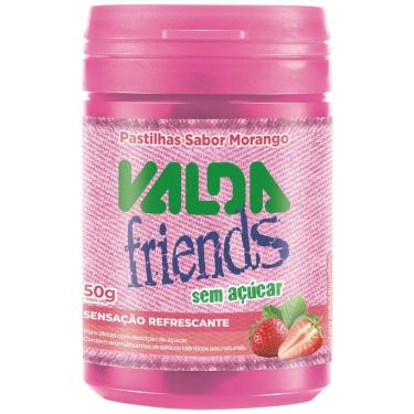 Imagem de Pastilhas Valda Friends Sabor Morango 50g