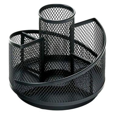 Imagem de Porta Treco Para Canetas 4 Divisórias Em Metal - Espiral