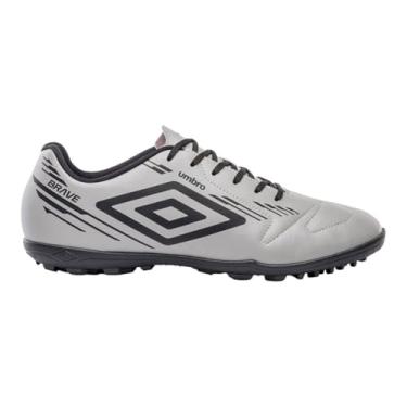 Imagem de Chuteira Society Umbro Brave, Cinza/Preto, 40
