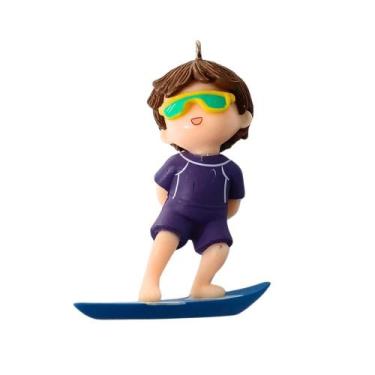 Imagem de Enfeite Flutuante Surfista Boia Decoração Aquário Beteira - Ace Pet