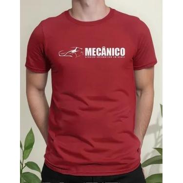 Imagem de Camiseta Camisa Adulto 100% Algodão Uniforme Profissional Mecânico Ofi