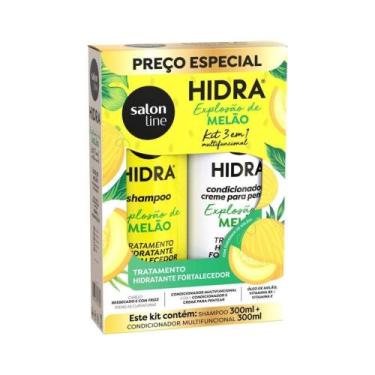 Imagem de Kit Shampoo & Condicionador Salon Line Hidra Melão 300ml