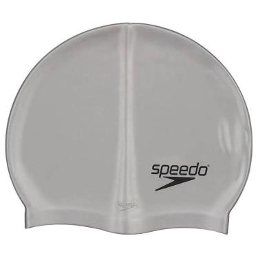 Imagem de TOUCA NATACAO SPEEDO FLAT SWIN CAP SILICONE TREINAMENTO C180 - CINZA U-Unissex