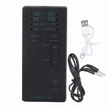 Imagem de Trocador de Voz, Mini Placa de Som Com 7 Alterações de Voz para Tablet Portátil Móvel, Plug and Play Com Interface de 3,5 Mm, para, Com Relação Sinal-ruído de 106dB, Carga Total