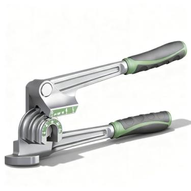Imagem de Dobrador de tubo 3 em 1, dobrador de tubo 180°, 1/10.2 cm, 5/40.6 cm, 3/20.3 cm (6/8/10.3 cm), dobrador de tubo de freio para reparo de refrigeração de ar condicionado, ferramentas HVAC (1/10.2 cm, 5