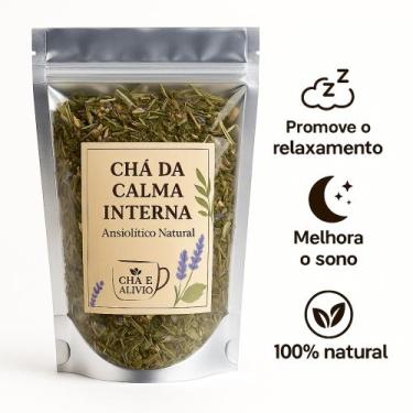 Imagem de Chá Relaxante Natural Calma Interna 40g Mistura Natural com Lavanda Ca