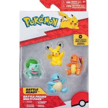 Imagem de Pokemon Multipack 4 Figuras Battle Geração 1 Jazwares - Sunny