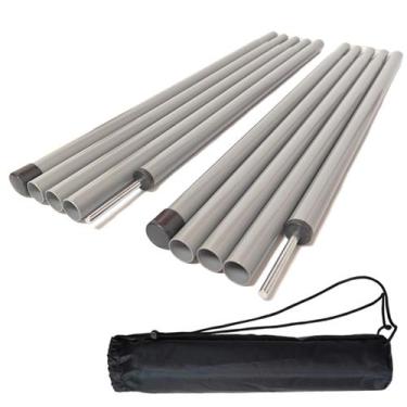 Imagem de Barracas de tenda Aokyitzm 1,9 m de ferro à prova de ferrugem, pacote 