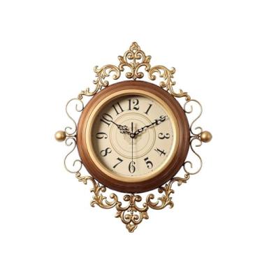 Imagem de Relógios de parede para casa relógio artístico pendurado na parede relógio criativo sala de estar moda doméstica relógio de parede retrô relógio de parede atmosférico decorações de escritório em casa