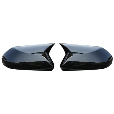 Imagem de Capa de espelho retrovisor de carro para Camry 2018 2019 2020 2021 2022 capa de espelho retrovisor de porta lateral de carro fibra de carbono ABS