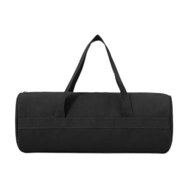 Imagem de UGPLM Bolsa organizadora de lona para estacas de barraca, grampos de fixação no solo, com alças, para ferramentas de camping e equipamentos de trilha, Preto