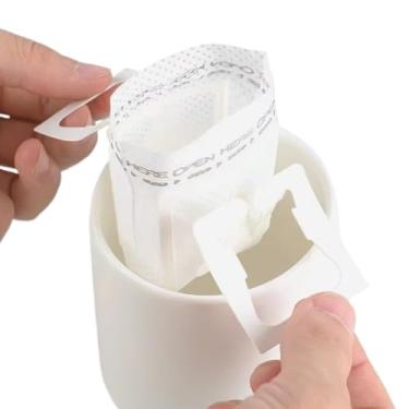 Imagem de ﻿ Filtros de Café Portáteis – Coador Descartável com Abas para Uso Individual(150x Coador)