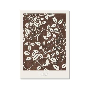 Imagem de Pôster Hasui Kawase Ohara Koson Impressões Katsushika Hokusai Pintura em Tela Onda Japonesa Arte de Parede Hiroshige Imagens para Decoração de Casa (SKU9,20,3 x 30,5 cm = (20 x 30 cm), sem moldura)