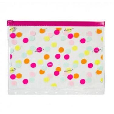 Imagem de Necessaire ziplock g frases cores e amores oi mundo38780 - UATT, 3