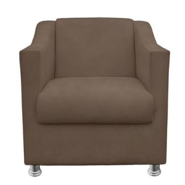 Imagem de Poltrona Gabi para Sala e Quarto Suede - LH Decor - Los Hermanos Decor