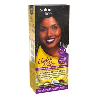 Imagem de Coloração Suave Light Color 4.0 Castanho Médio Salon Line
