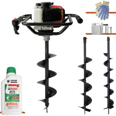 Imagem de Perfurador Vps-52 + Brocas 80x10 80x15 80x20 + óleo Stihl