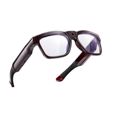 Imagem de Óculos com câmera OhO Sunshine de 128 GB com Wi-Fi, transmissão de vídeo e fotos diretamente dos óculos para o aplicativo, com câmera Ultra Full HD e lentes com filtro de luz azul.