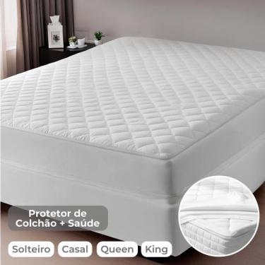 Imagem de Protetor de colchão casal ultrassonic + saúde - sortido - First Class,
