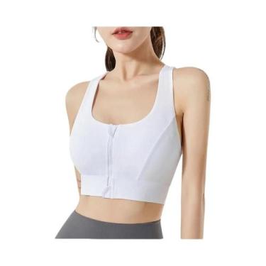 Imagem de Sutiã Esportivo De Alta Performance Com Zíper Frontal, Secagem Rápida,