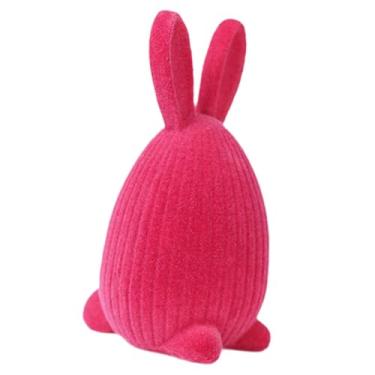 Imagem de Ｂｅｓｇａ Estatueta de da Páscoa Flocado, Enfeite de Mesa, Estátua Fofa de da Páscoa para Casa, Rosa Escuro