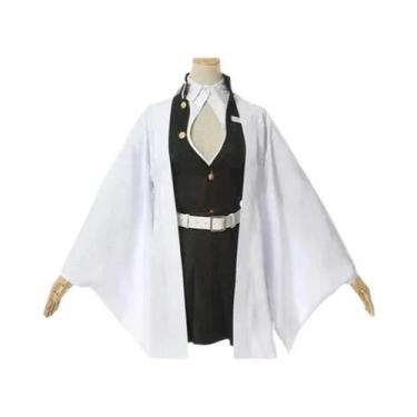 Imagem de Cosplay Kanroji Mitsuri - Traje de Quimono Anime para Adultos e Crianç