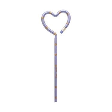 Imagem de Lápis Face HB Com Borracha Decorativo Coração Love MOLIN Azul, Azul