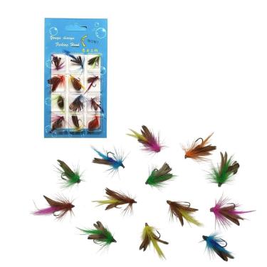 Imagem de Isca Pesca Mosca Artificial Captura Peixe Pescaria Tainha Traira Lambari Tucunare Robalo Tilapia Mar Rio Lago Açude