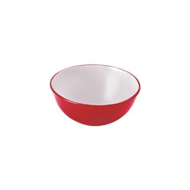 Imagem de Tigela Bowl Duo Chef 380ml Vermelho e Branco Plasutil - 008328 - Plasú