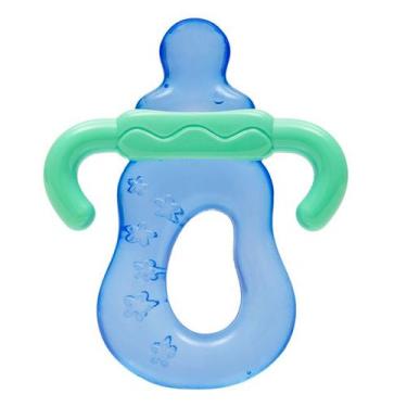 Imagem de Mordedor P/ Bebê Mamadeira De Água Resfriável Macio 4m+ Baby Buba Nome